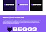 design a minimalist brand identity and brand guideline